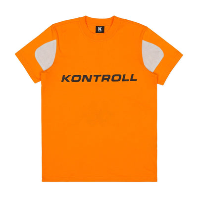 Kappa Kontroll - Omini - Tee-Shirt Orange avec empiècements Gris silver-T-shirts-