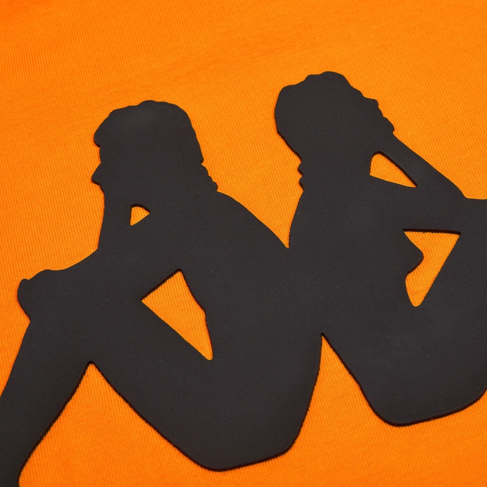 Kappa Kontroll - Omini - Tee-Shirt Orange avec empiècements Gris silver-T-shirts-