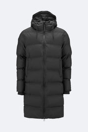 Rains - Long Puffer Jacket Black – Veste Puffer Longue Noire-Vestes et Manteaux-1507