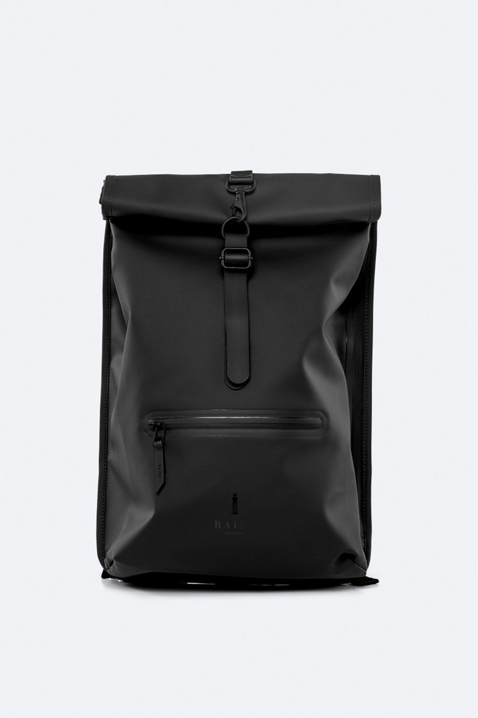 Rains – Roll Top Rucksack Black – Sac à Dos Imperméable Noir-Accessoires-1316
