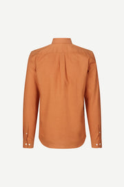 Samsoe Samsoe Homme- Liam BA Shirt 6971 - Orange Adobe-Chemises-M20200043