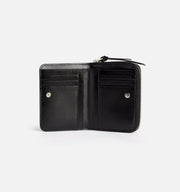 Ami Paris - Ami De Coeur Compact Wallet - Noir-Accessoires-USL011.830