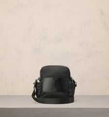 Ami Paris - Ami De Coeur Crossbody Pocket Bag - Noir-Accessoires-ULL181