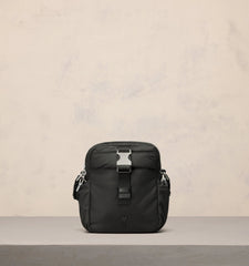 Ami Paris - Ami De Coeur Crossbody Pocket Bag - Noir-Accessoires-ULL181