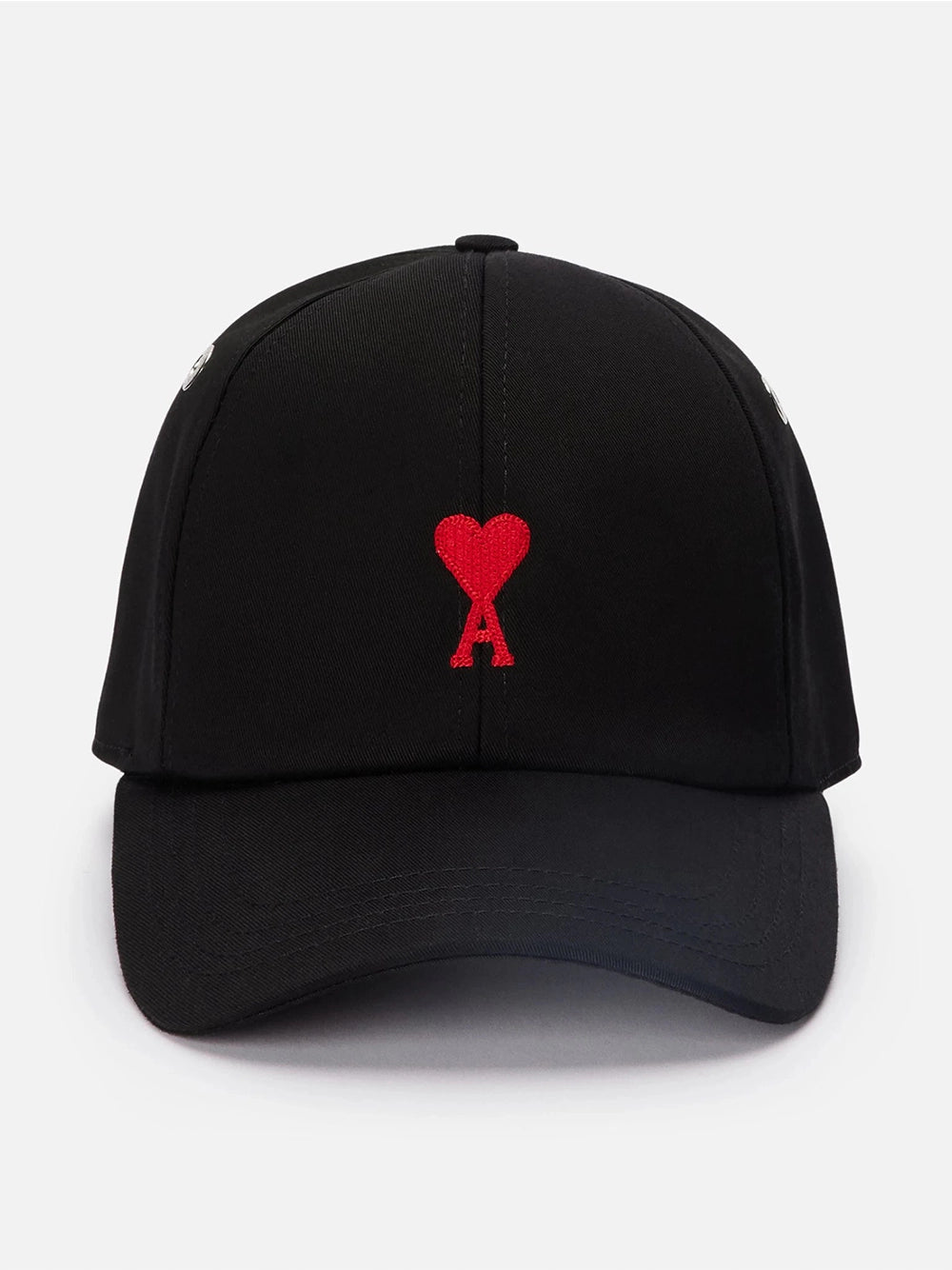 Ami Paris - Casquette Broderie Ami de Cœur - Noir-Accessoires-BFUCP213