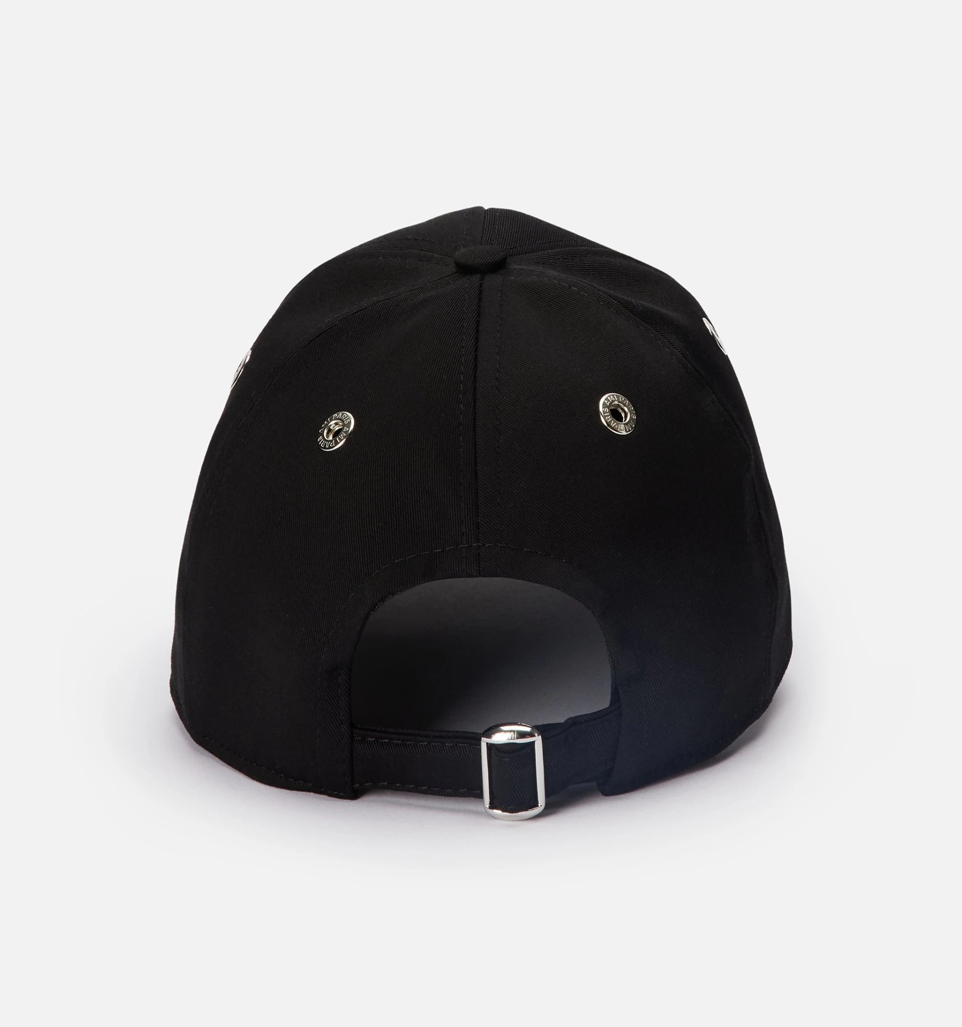 Ami Paris - Casquette Broderie Ami de Cœur - Noir-Accessoires-BFUCP213