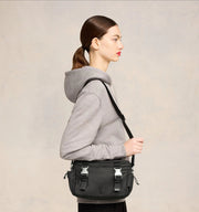 Ami Paris - Sac Messenger Ami de Coeur - Noir-Accessoires-ULL183