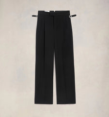 Ami Paris - Pantalon Large - Noir-Pantalons et Shorts-FTR419.VI0007