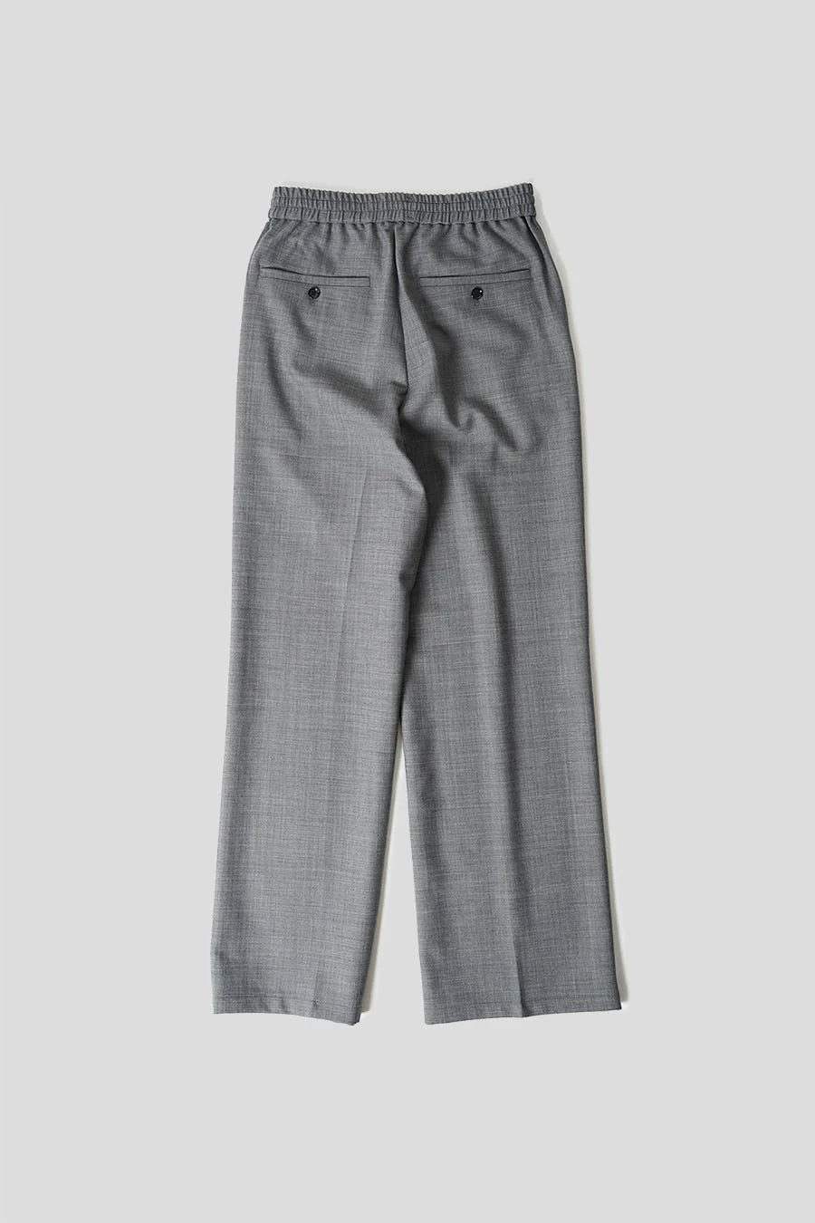 Ami Paris - Pantalon Taille Elastiquée - Gris chiné-Pantalons et Shorts-HTR206.WV0043