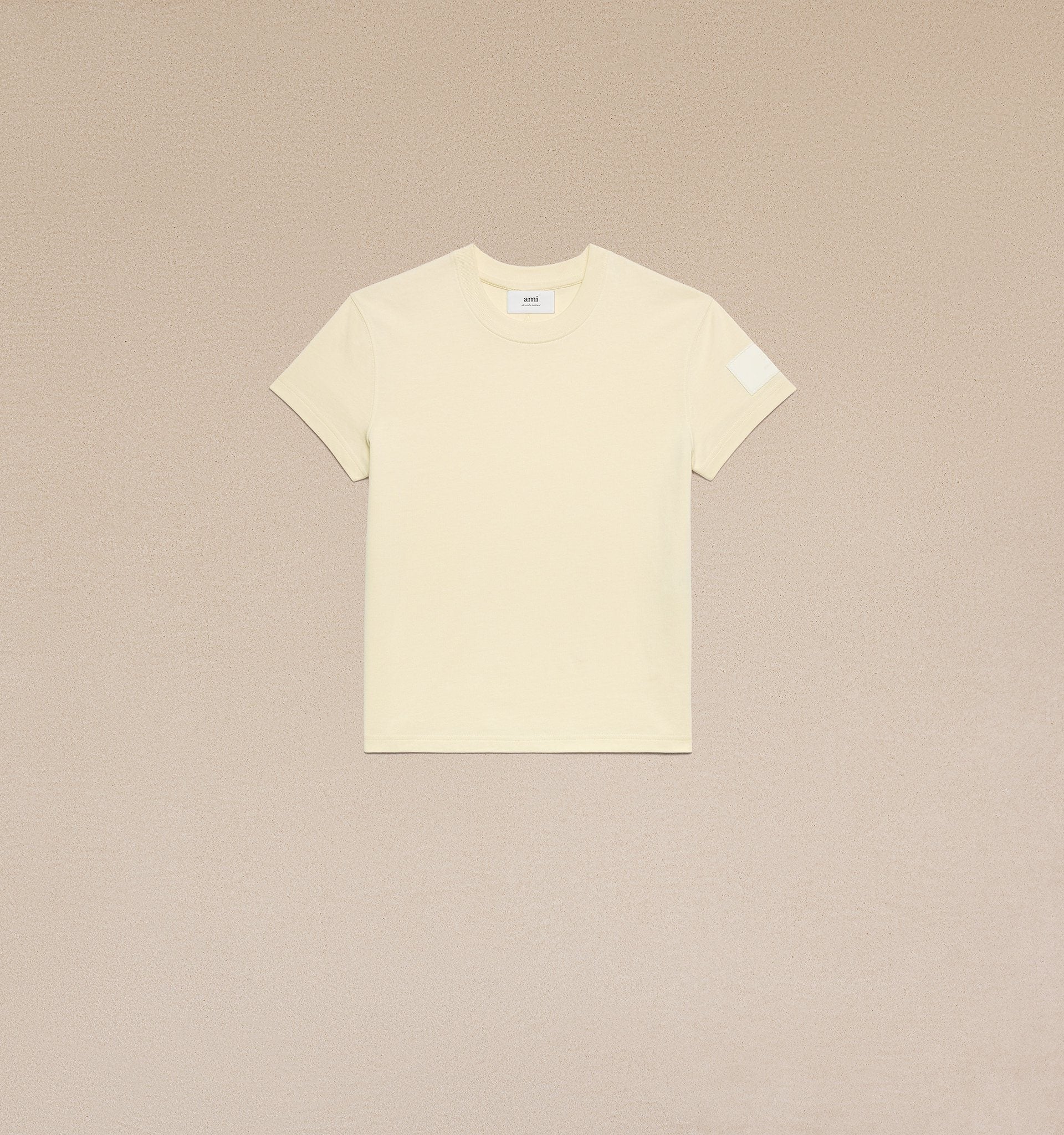 Ami Paris - T-shirt Ami Alexandre Mattiussi - Ivoire-Pulls et Sweats-UTS017.726