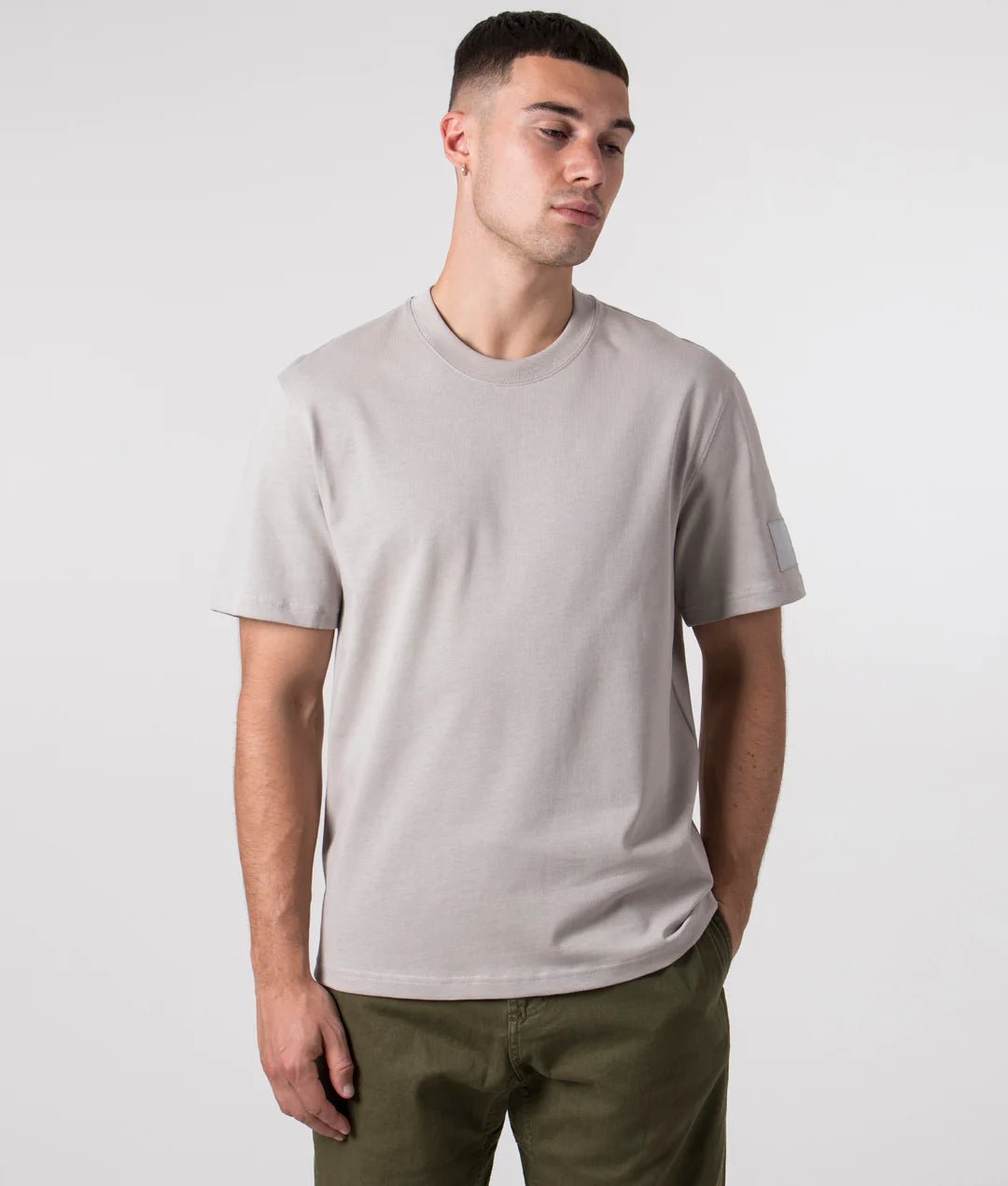 Ami Paris - T-shirt Ami Alexandre Mattiussi - Pearl Grey-Pulls et Sweats-UTS.017.126