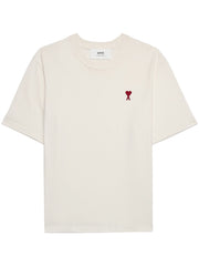 Ami Paris - T-Shirt Ami De Coeur - Blanc-Pulls et Sweats-BFUTS005.726