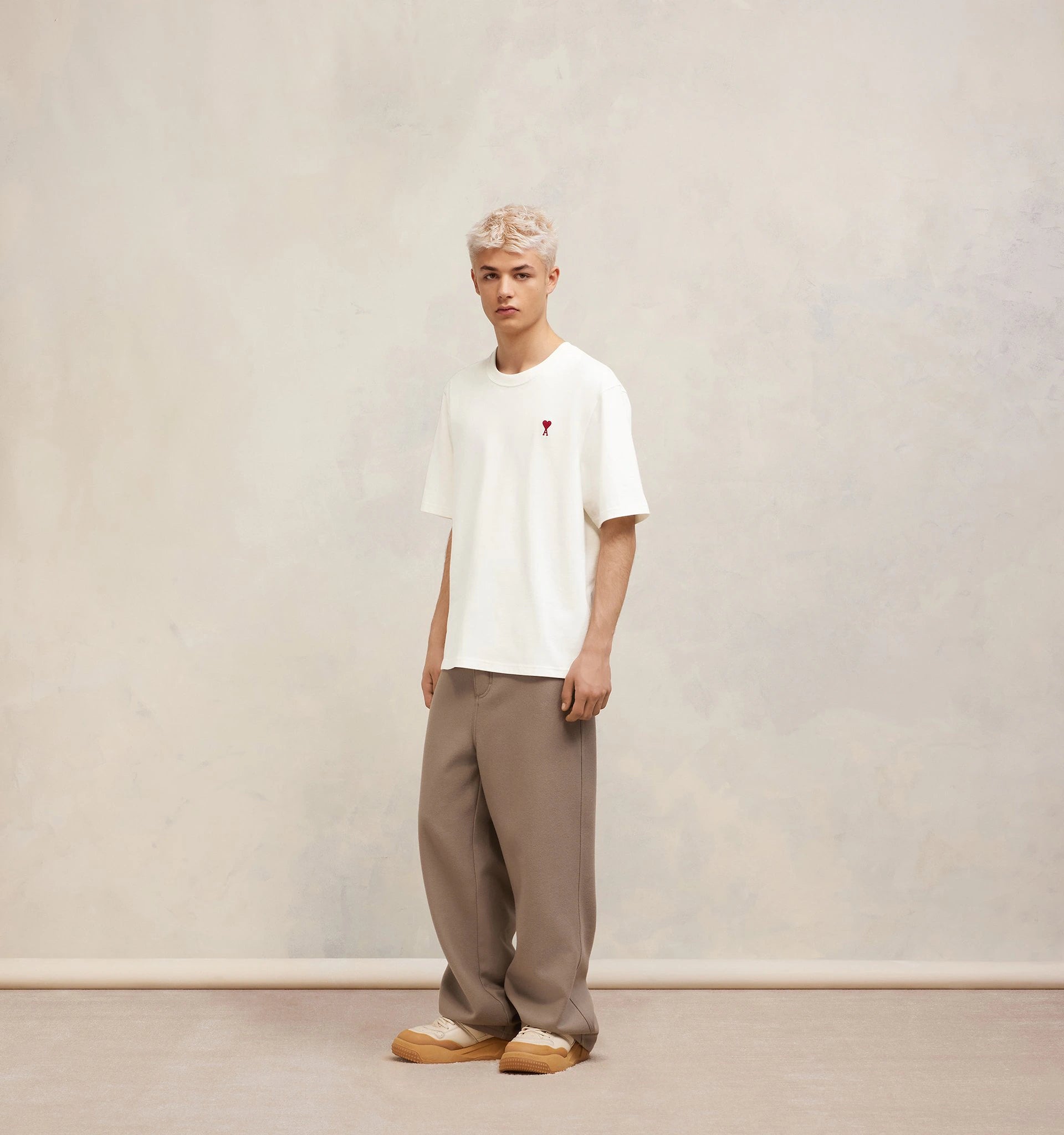 Ami Paris - T-shirt Ami de Cœur - Blanc-T-shirts-BFUTS005.726001