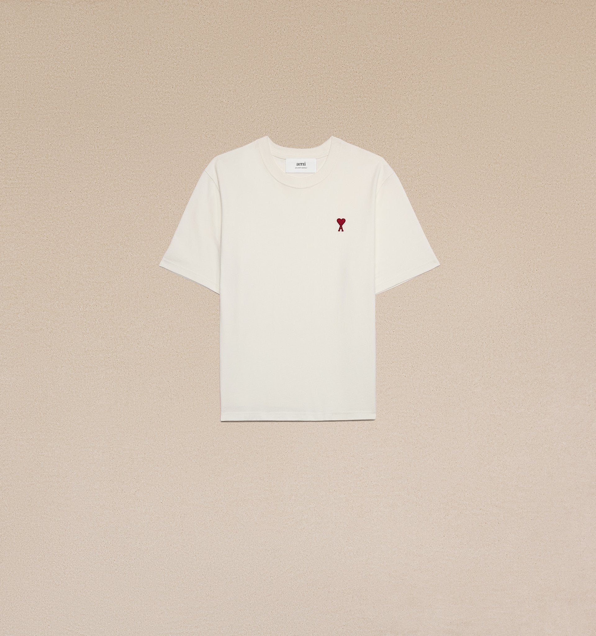 Ami Paris - T-shirt Ami de Cœur - Blanc-T-shirts-BFUTS005.726001