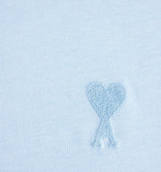 Ami Paris - T-shirt Ami de Cœur - Bleu Ciel-T-shirts-UTS004.726