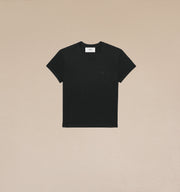 Ami Paris - T-shirt Ami de Cœur - Noir-T-shirts-UTS003.724