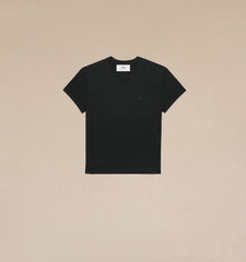 Ami Paris - T-shirt Ami de Cœur - Noir-T-shirts-UTS003.724