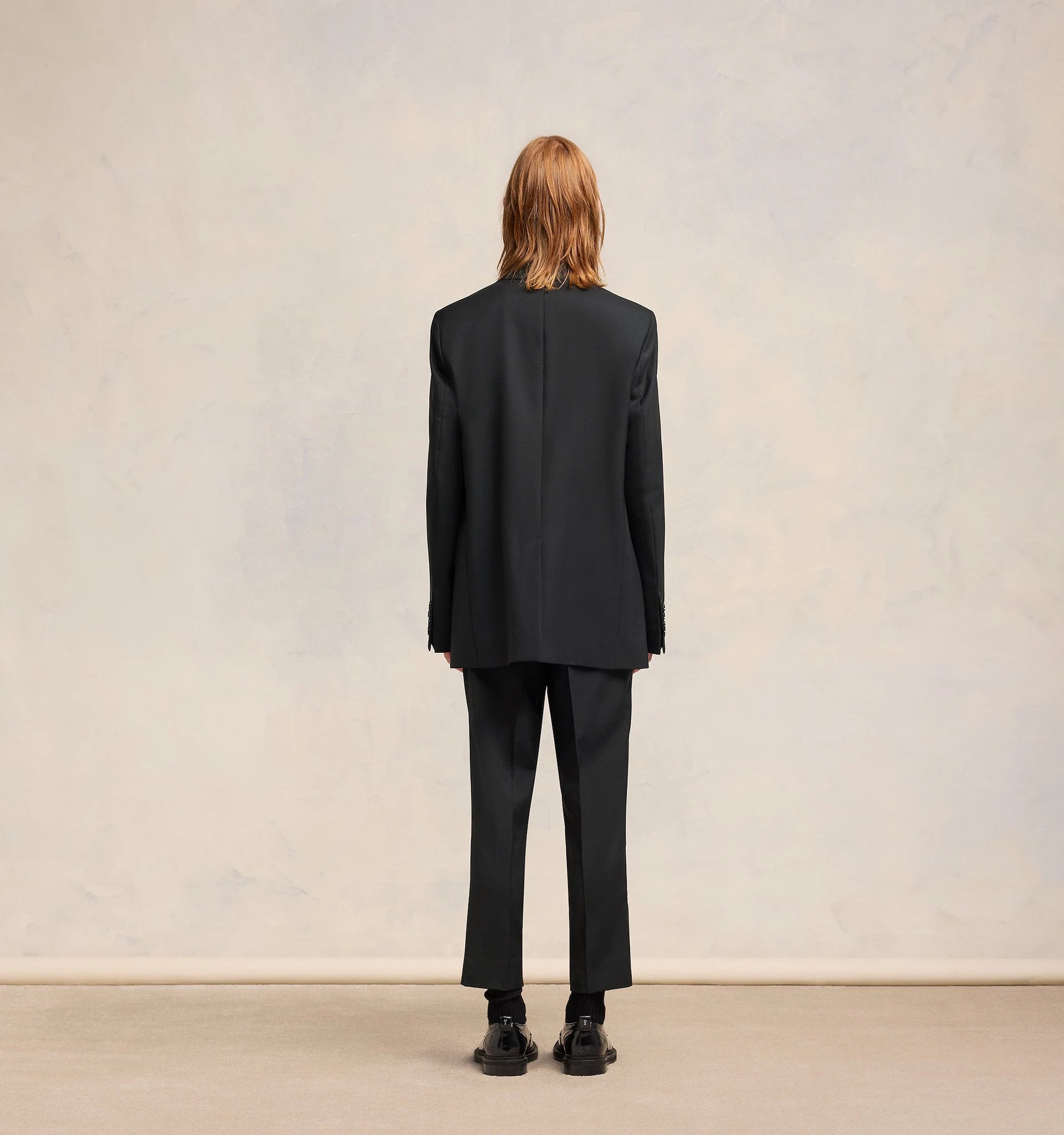 Ami Paris - Veste Deux Boutons - Noir-Vestes et Manteaux-HBV007.WV0044001