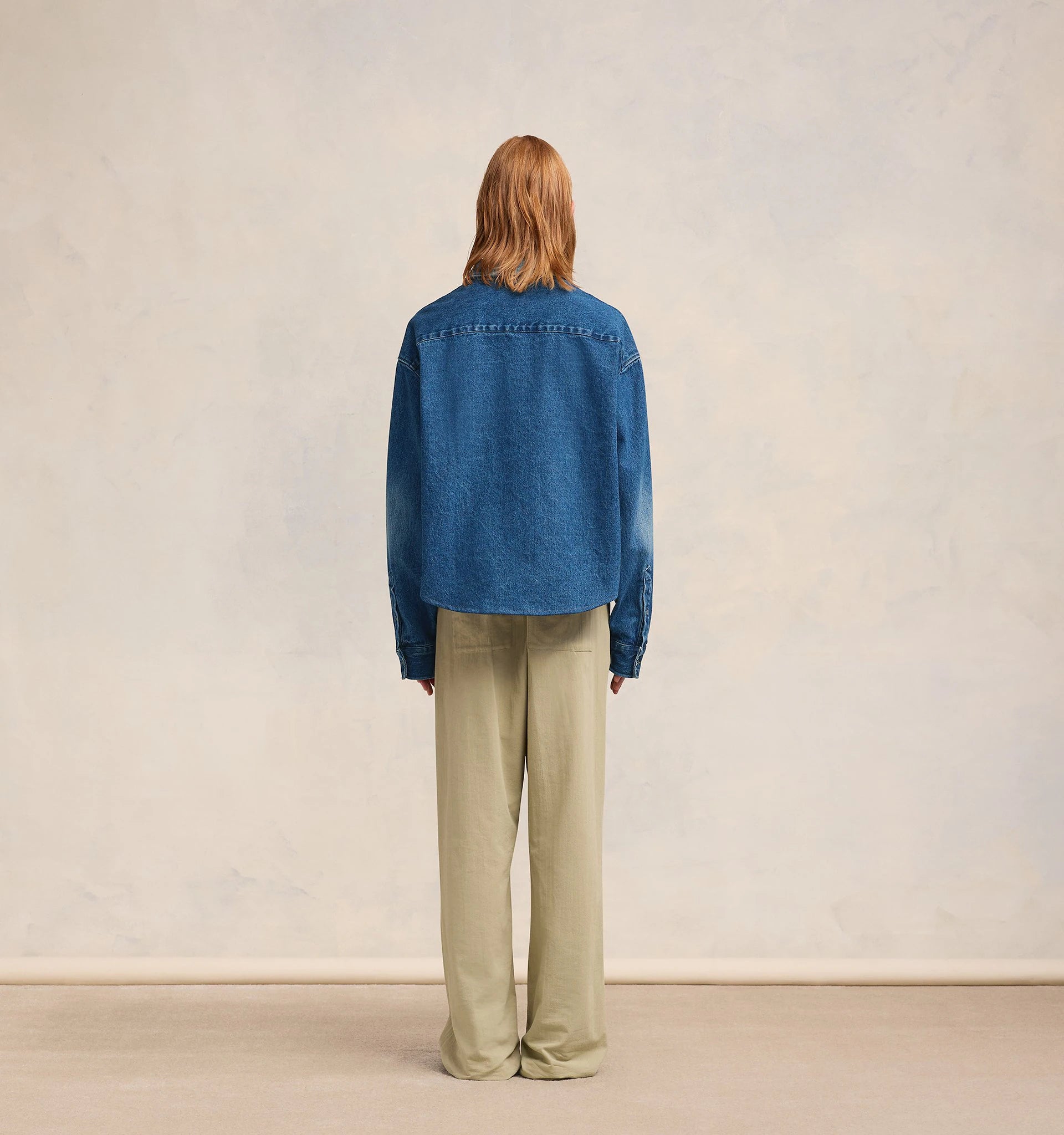 Ami Paris - Veste en denim-Vestes et Manteaux-HSH136.DE0025