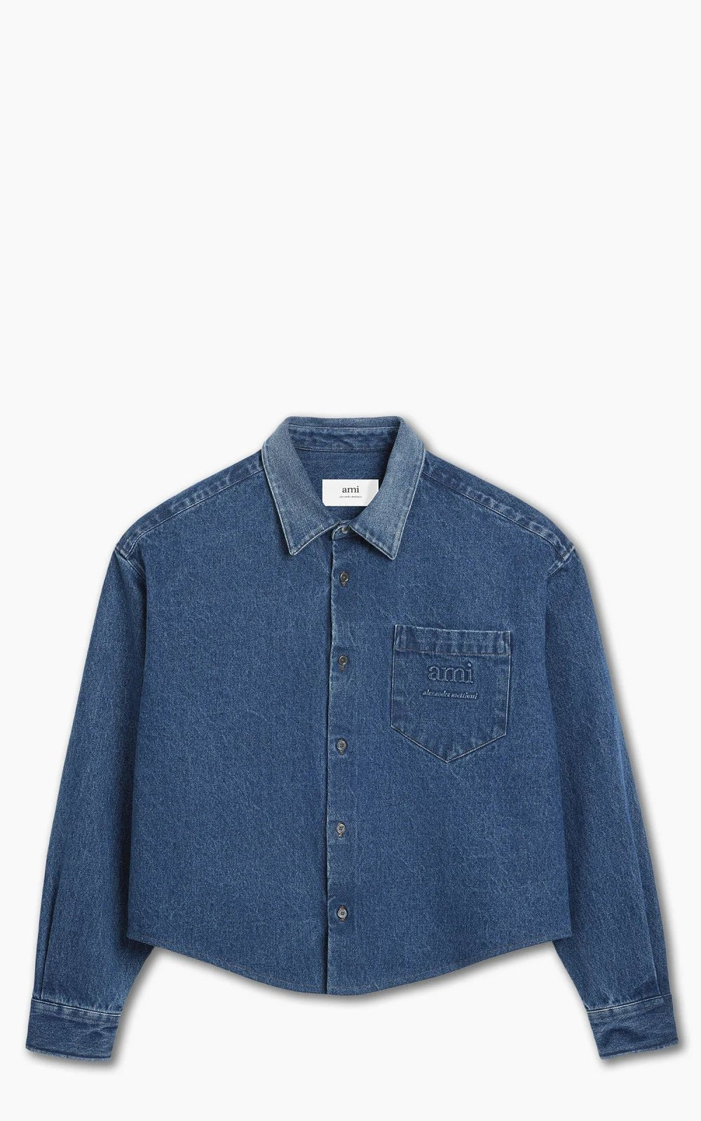 Ami Paris - Veste en denim-Vestes et Manteaux-HSH136.DE0025