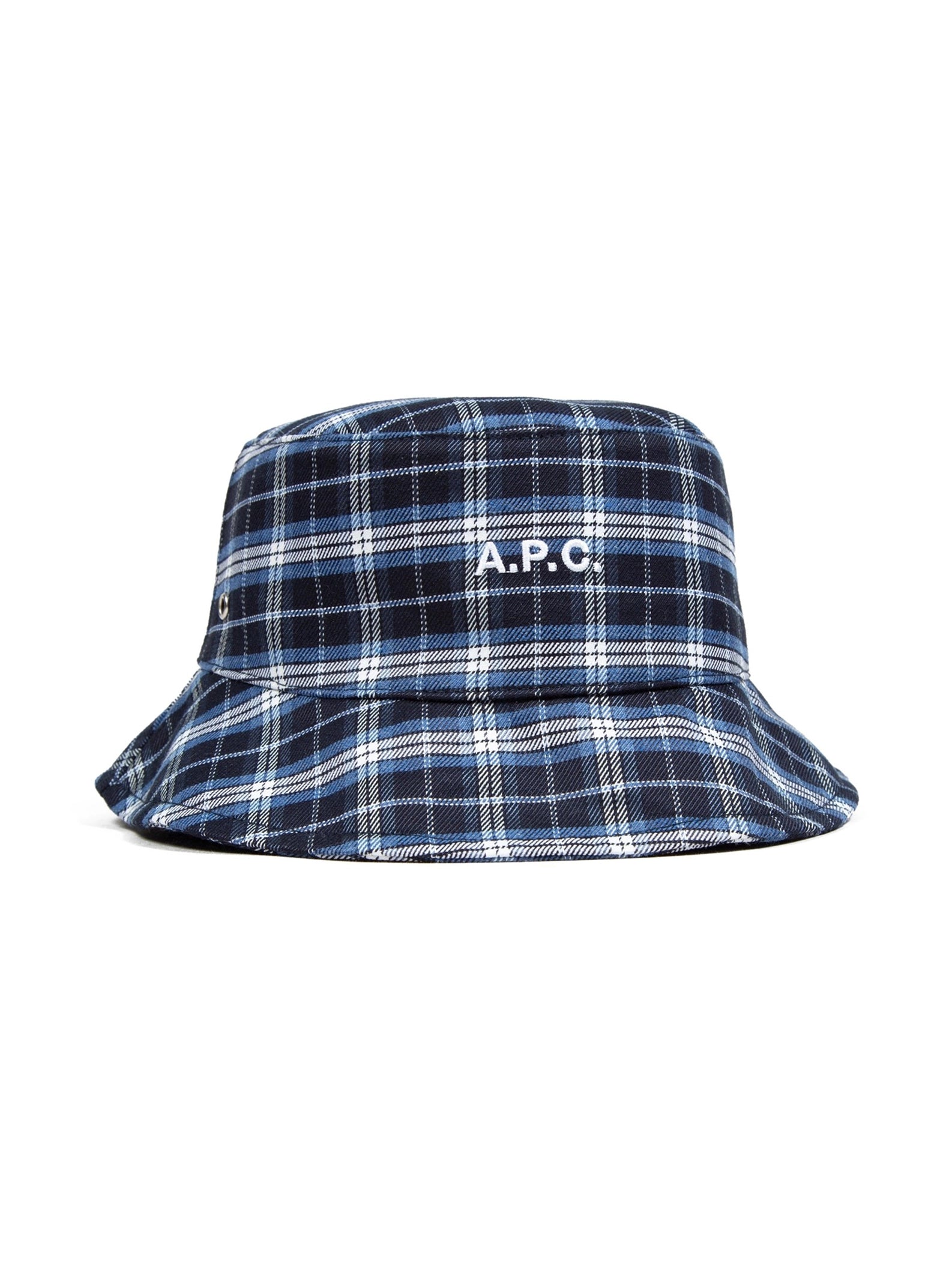 A.P.C. - Bob Alex Blue Checked- UNISEXE-Accessoires-VIAIK-M24075