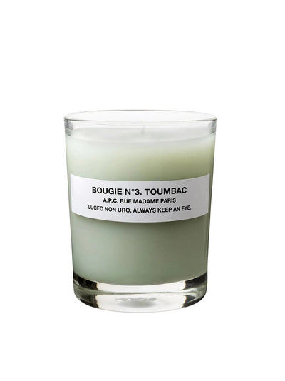 A.P.C. - Bougie n°3 - Parfum Toumbac-Accessoires-B2006003