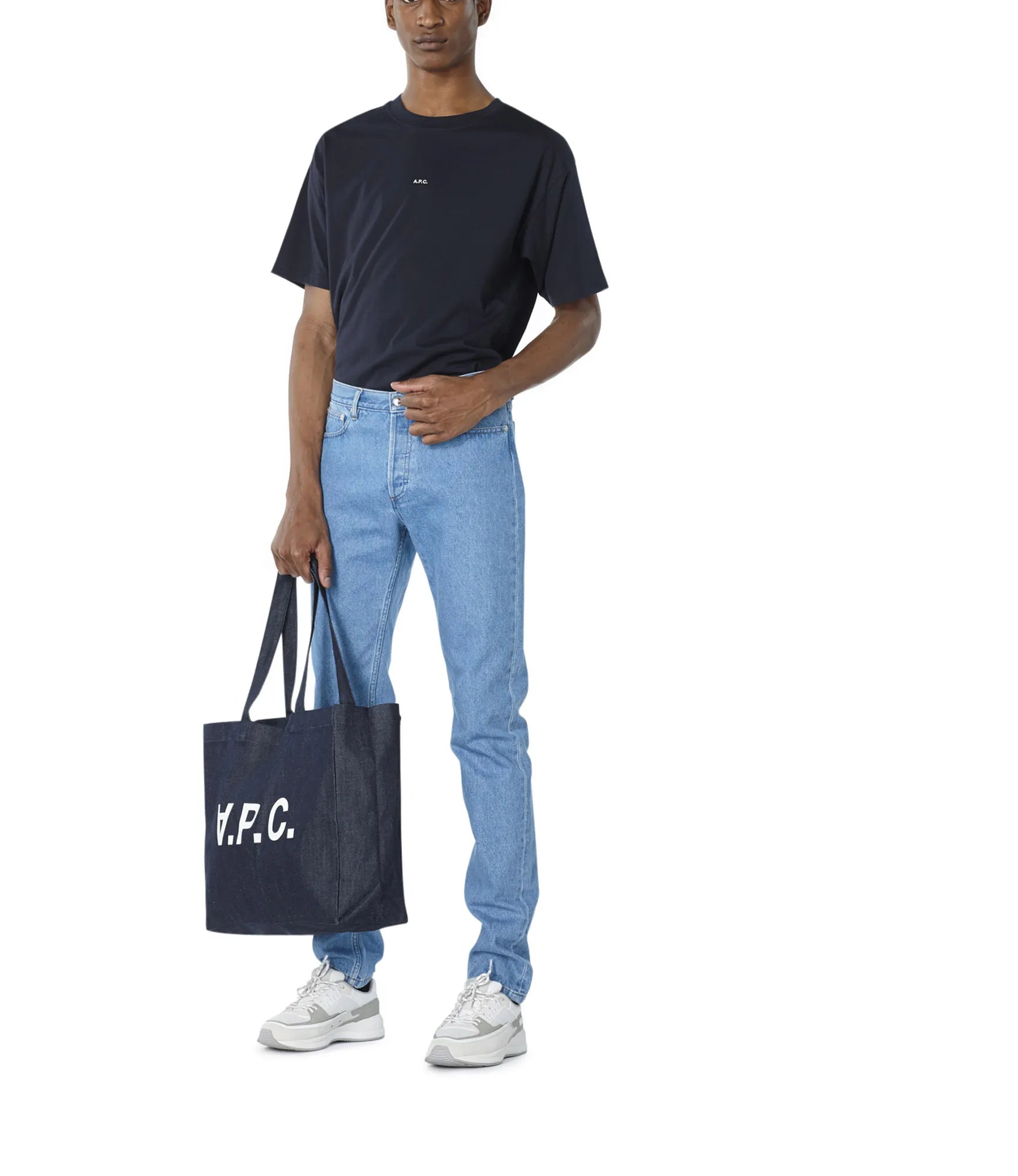 A.P.C. - Sac Shopping Daniela - Indigo Bleu-Accessoires-COCSX-M61446