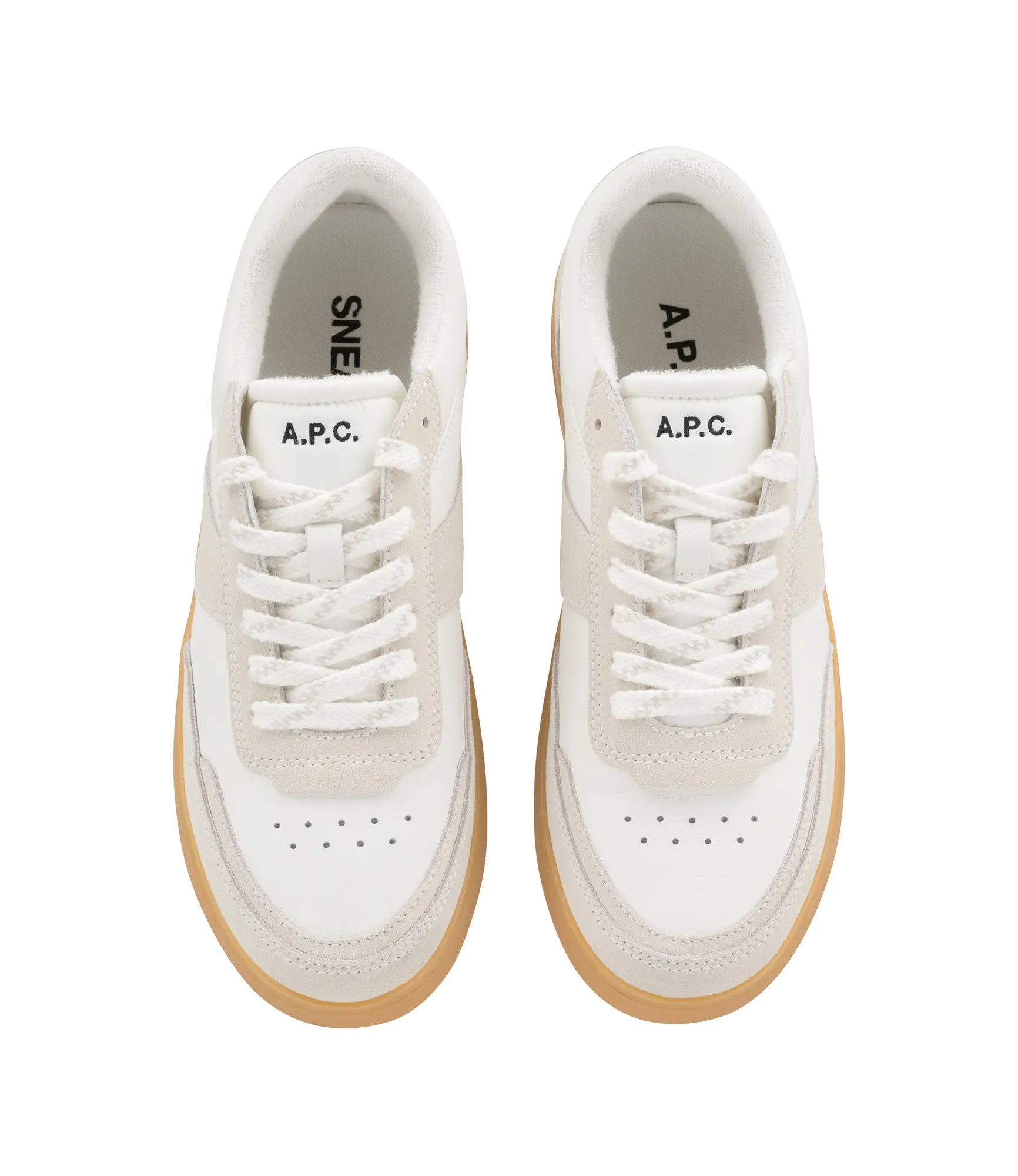 A.P.C. - Plain Sneakers - Caramel-Chaussures-PUABH-M56112