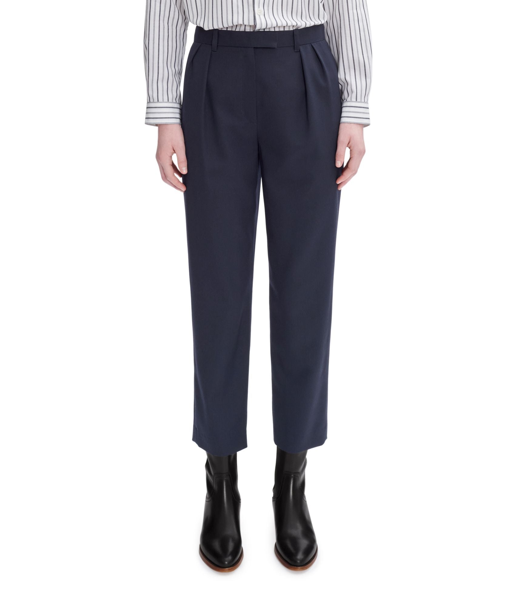 A.P.C. Femme - Pantalon Marion - Dark Navy-Jupes et Pantalons-WOAPO-F08404