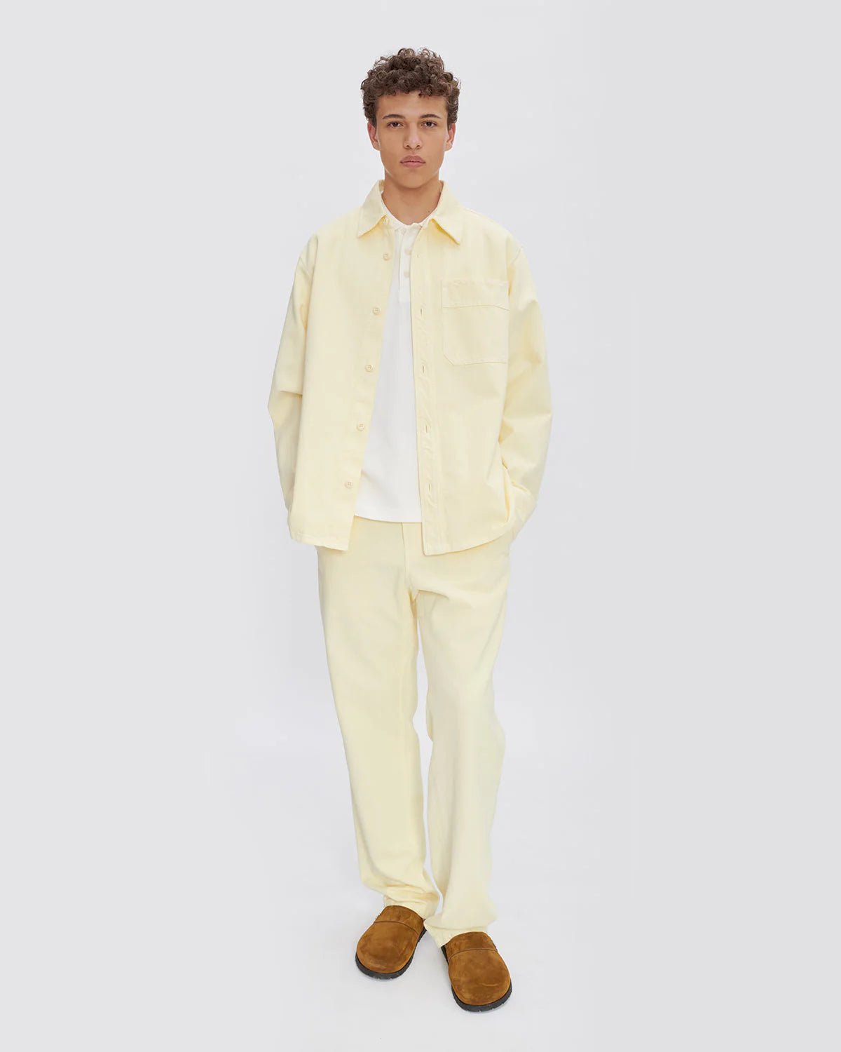 A.P.C. - Pantalon Chuck - Jaune Clair-Pantalons et Shorts-COFCN-H08408