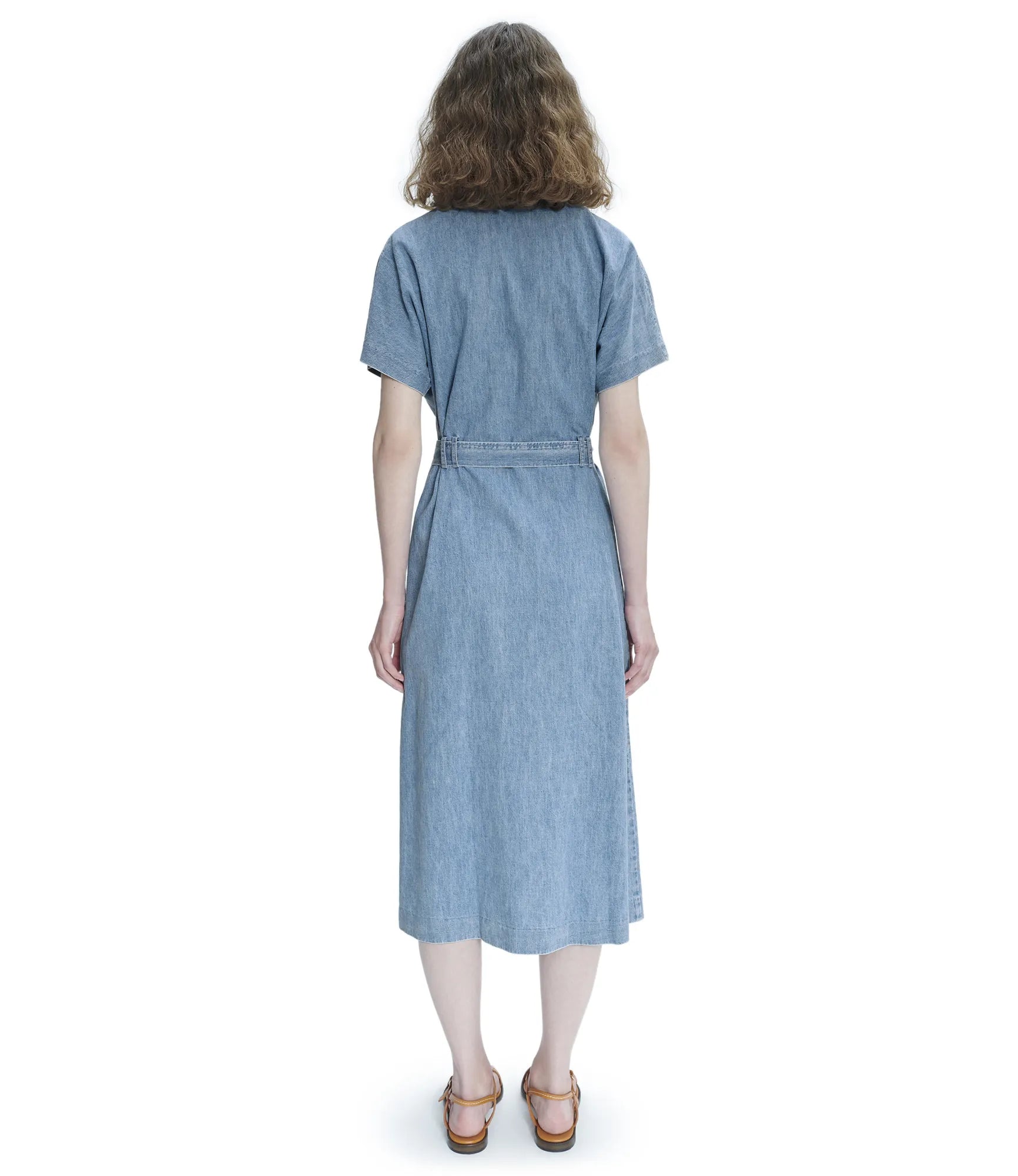 A.P.C. Femme - Robe New Drew - Indigo Délavé-Robes-C0GDG-F05959