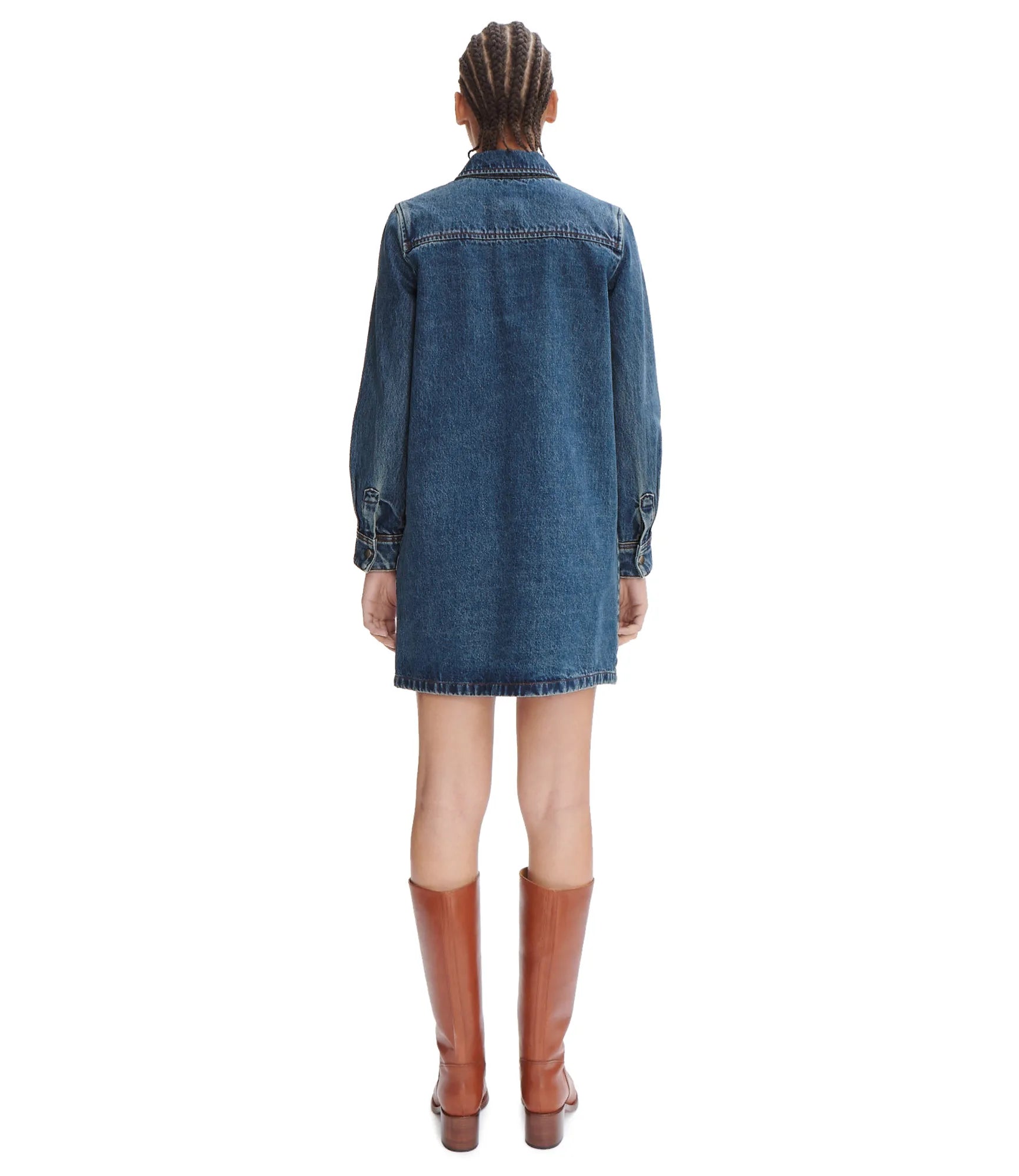 A.P.C. - Robe Mia - Bleu clair-Robes-COGUT-F05878