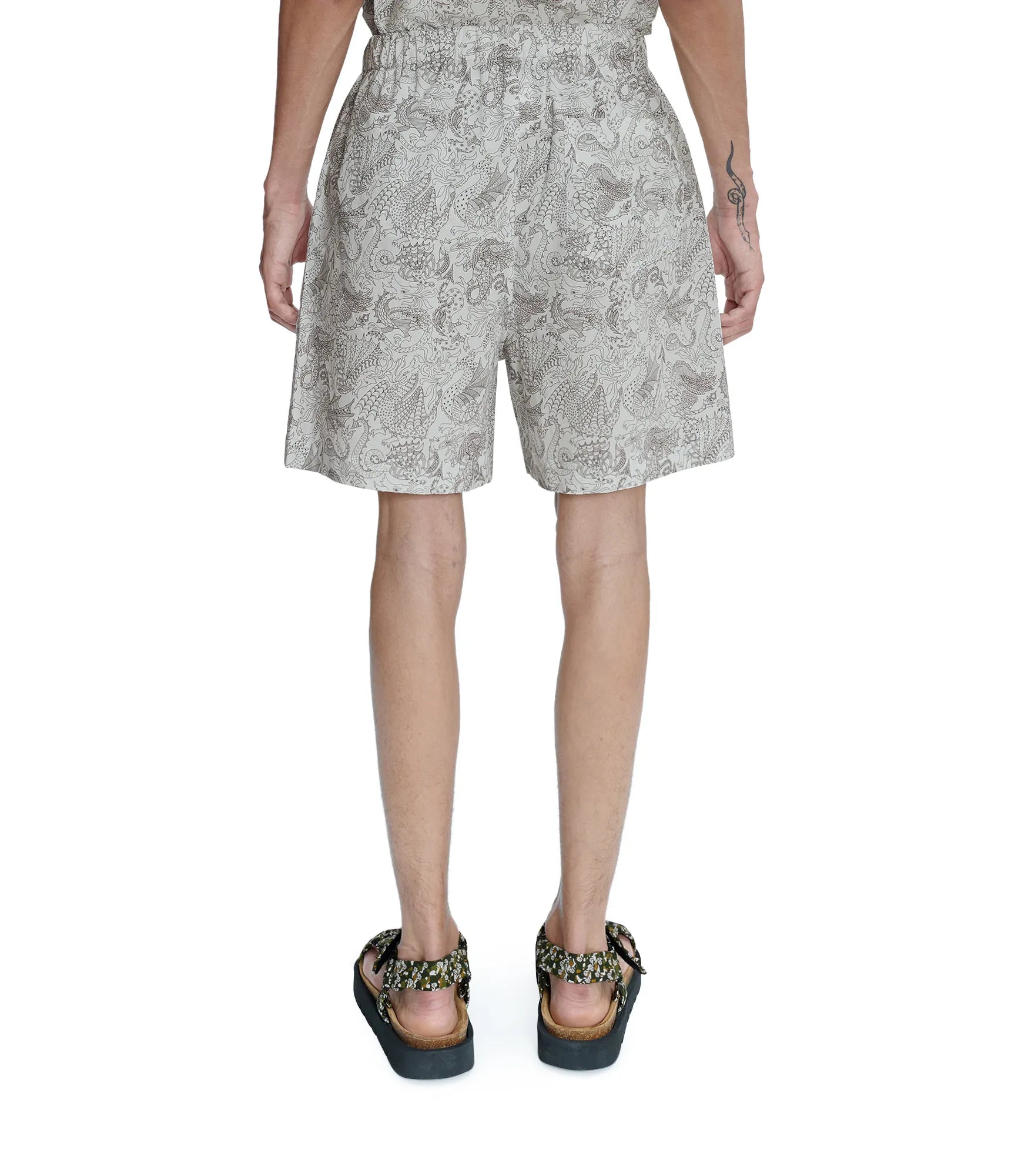 A.P.C. x Liberty - Short Michel - Blanc-short-COGAM-H10170