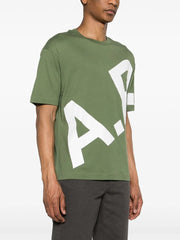 A.P.C - T-shirt Lisandre - Vert Sapin-T-shirts-COFBT-M26341