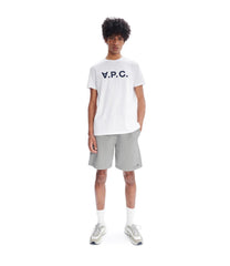A.P.C. - T-shirt VPC - White / Dark Navy-T-shirts-COBQX-H26586