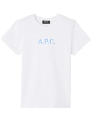 A.P.C - T-shirt Stamp blanc - femme-Tops-COEDA - F26866