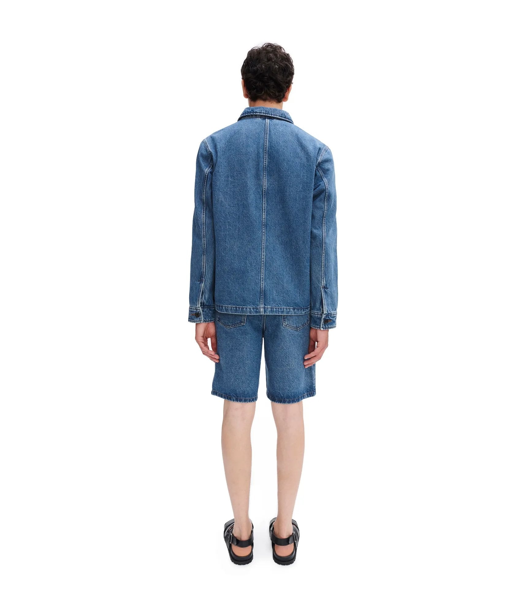 A.P.C - Veste Nathanael H02609- Homme - Indigo Délavé-Vestes et Manteaux-COEVP-H02609