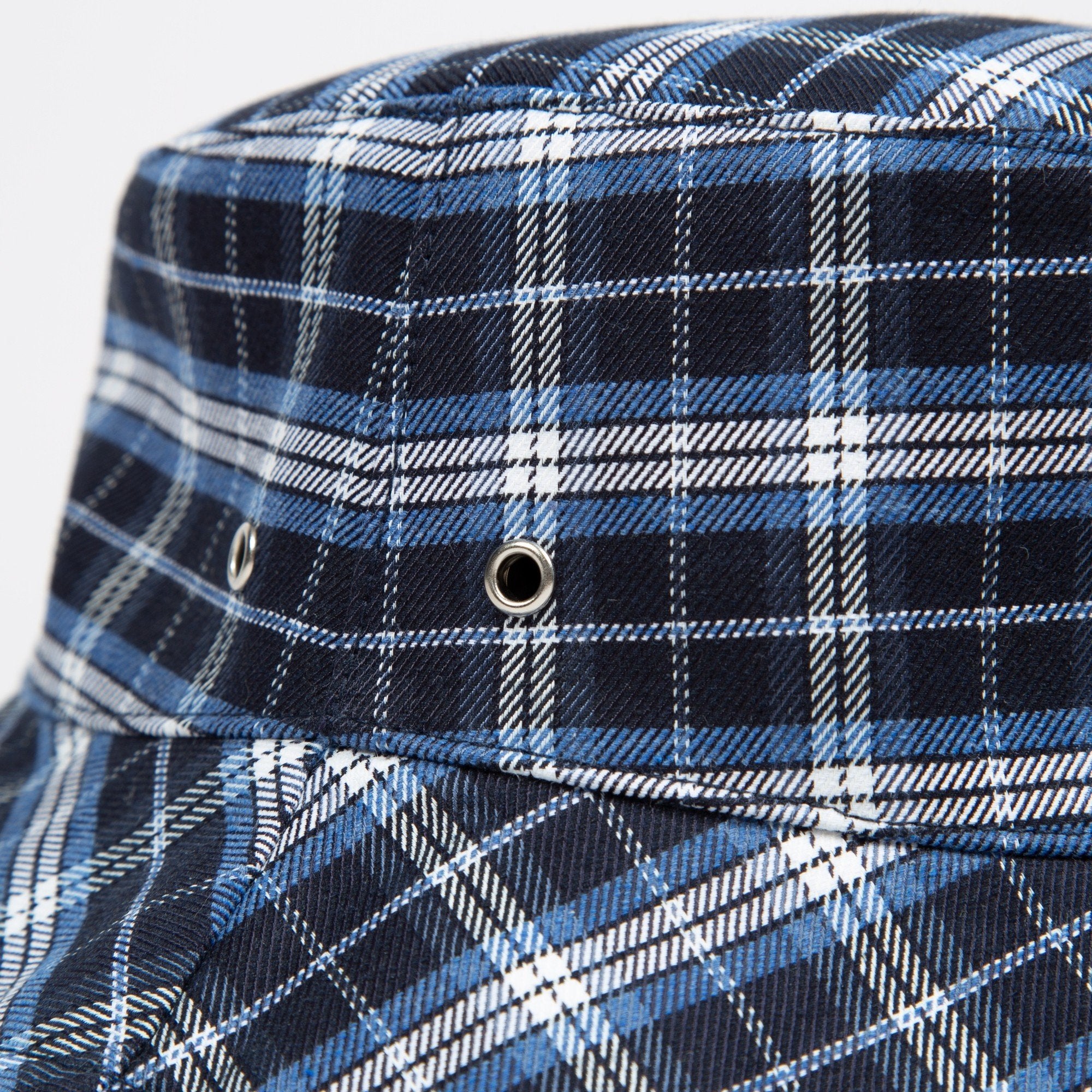 A.P.C - Bob Alex Blue Checked- UNISEXE-Accessoires-VIAIK-M24075