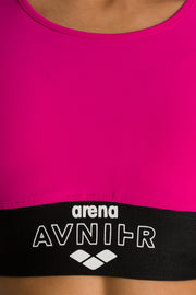 Avnier x Arena - Bra Top - Rose violet black-Tops-003214950