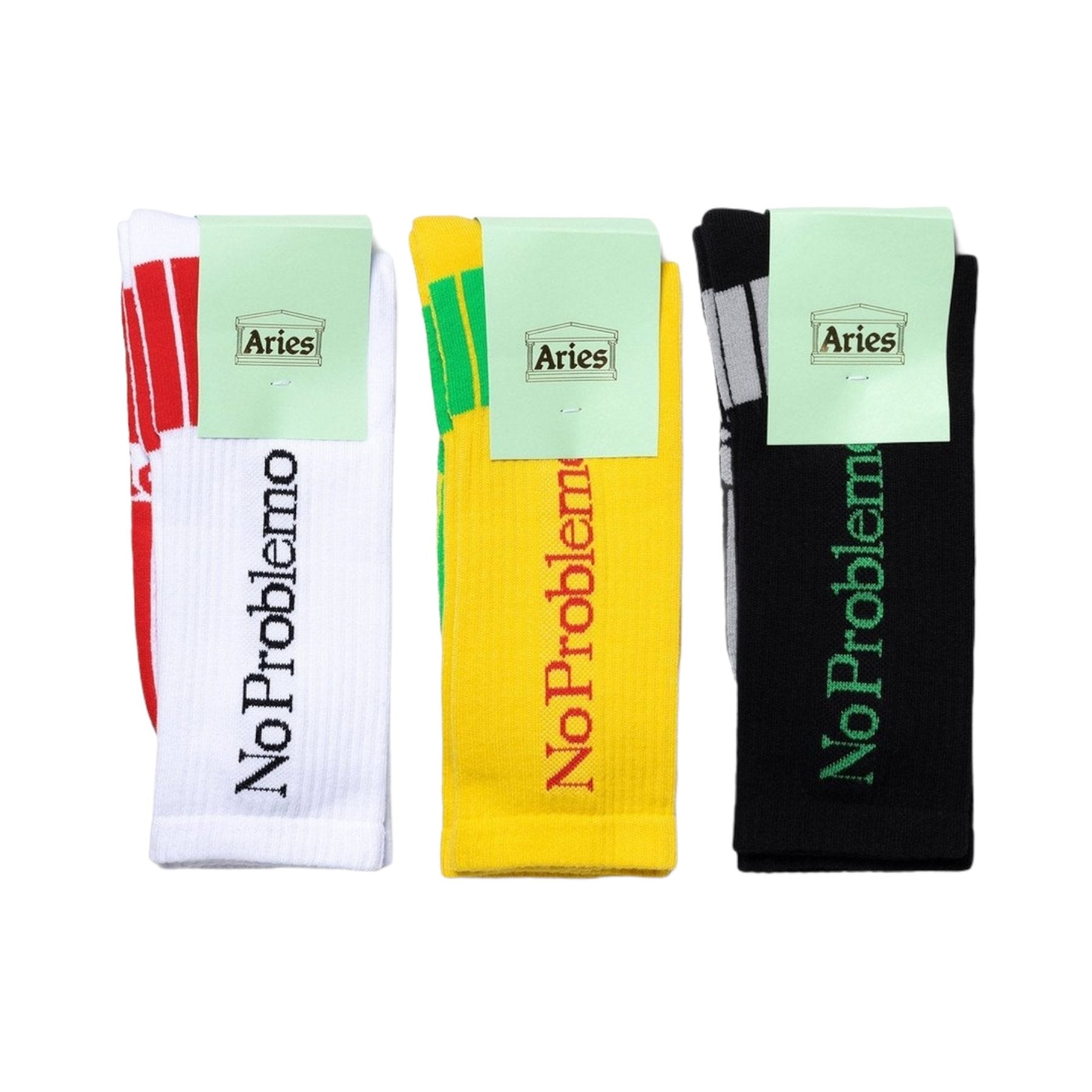 ARIES ARISE - 3 PACK NO PROBLEMO SOCKS-Accessoires-SRAR00143