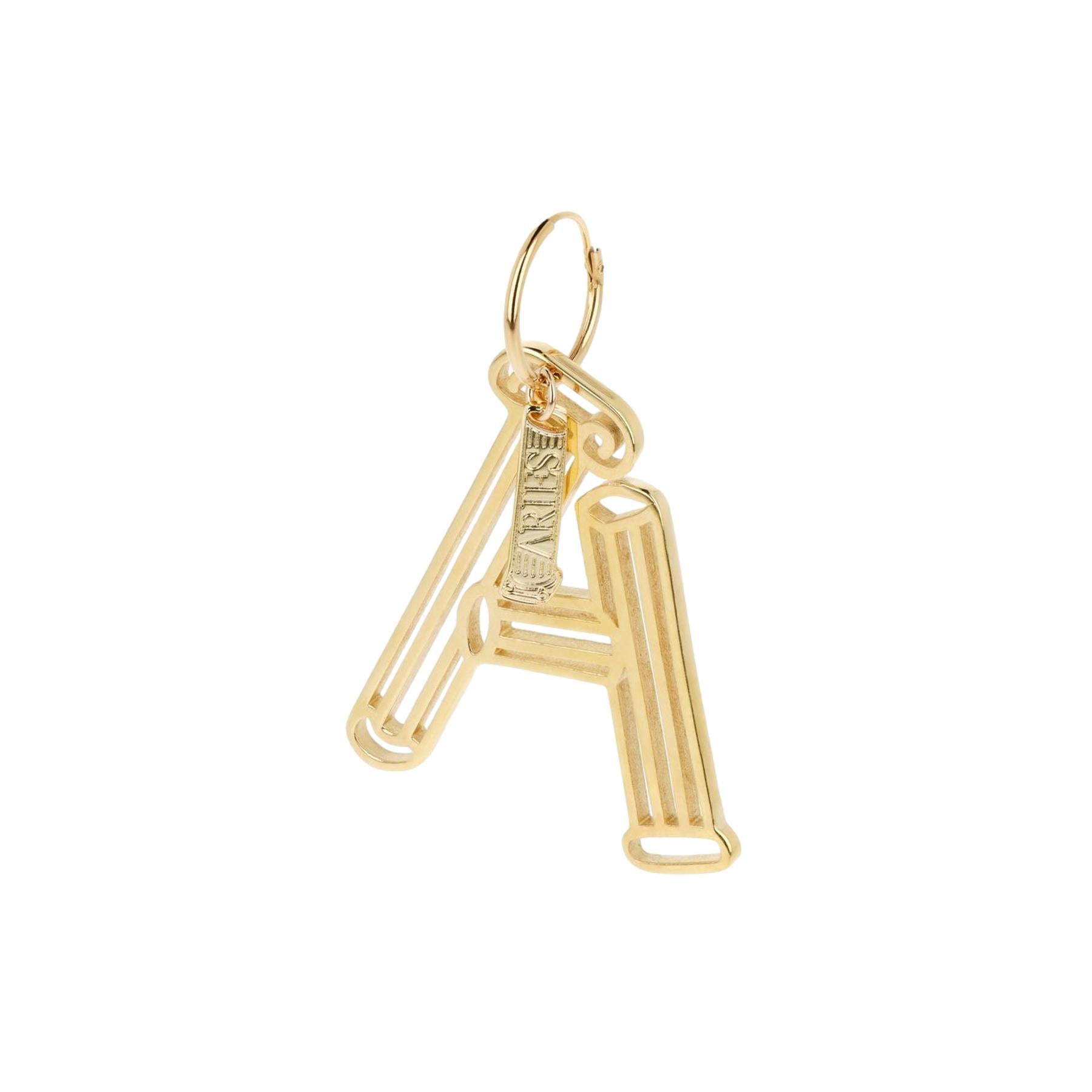 Aries Arise - Broken Column Earring Gold-Accessoires-