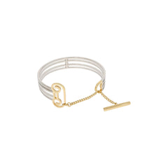 Aries Arise - Column Bangle - Gold Silver-Accessoires-FSAR90160