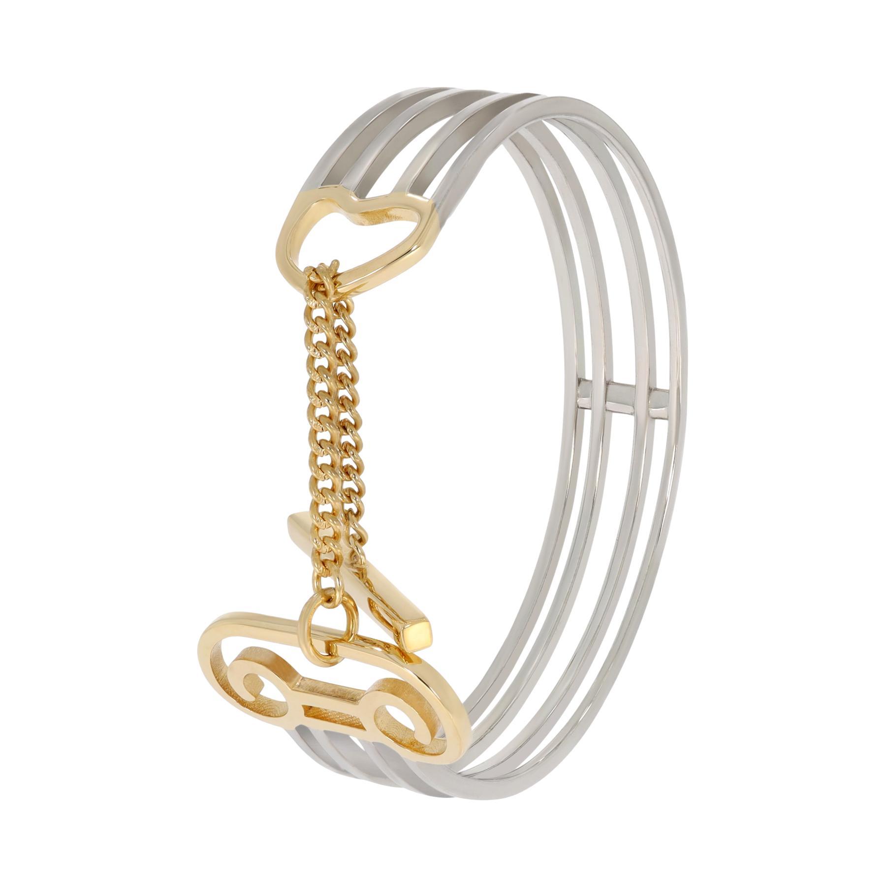 Aries Arise - Column Bangle - Gold Silver-Accessoires-FSAR90160
