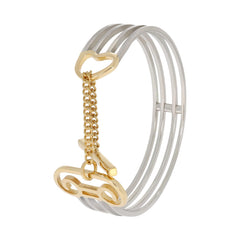 Aries Arise - Column Bangle - Gold Silver-Accessoires-FSAR90160