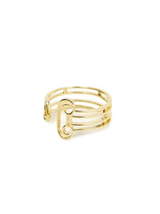 Aries Arise - Column Ring - Gold-Accessoires-FSAR90107