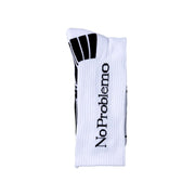 ARIES ARISE - No Problemo Socks - White and Black-Accessoires-FSAR00043