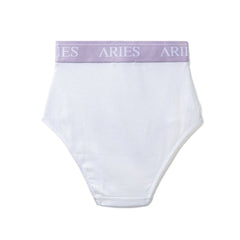 Aries Arise - Rib Highwaisted Briefs White-Accessoires-SRAR00127