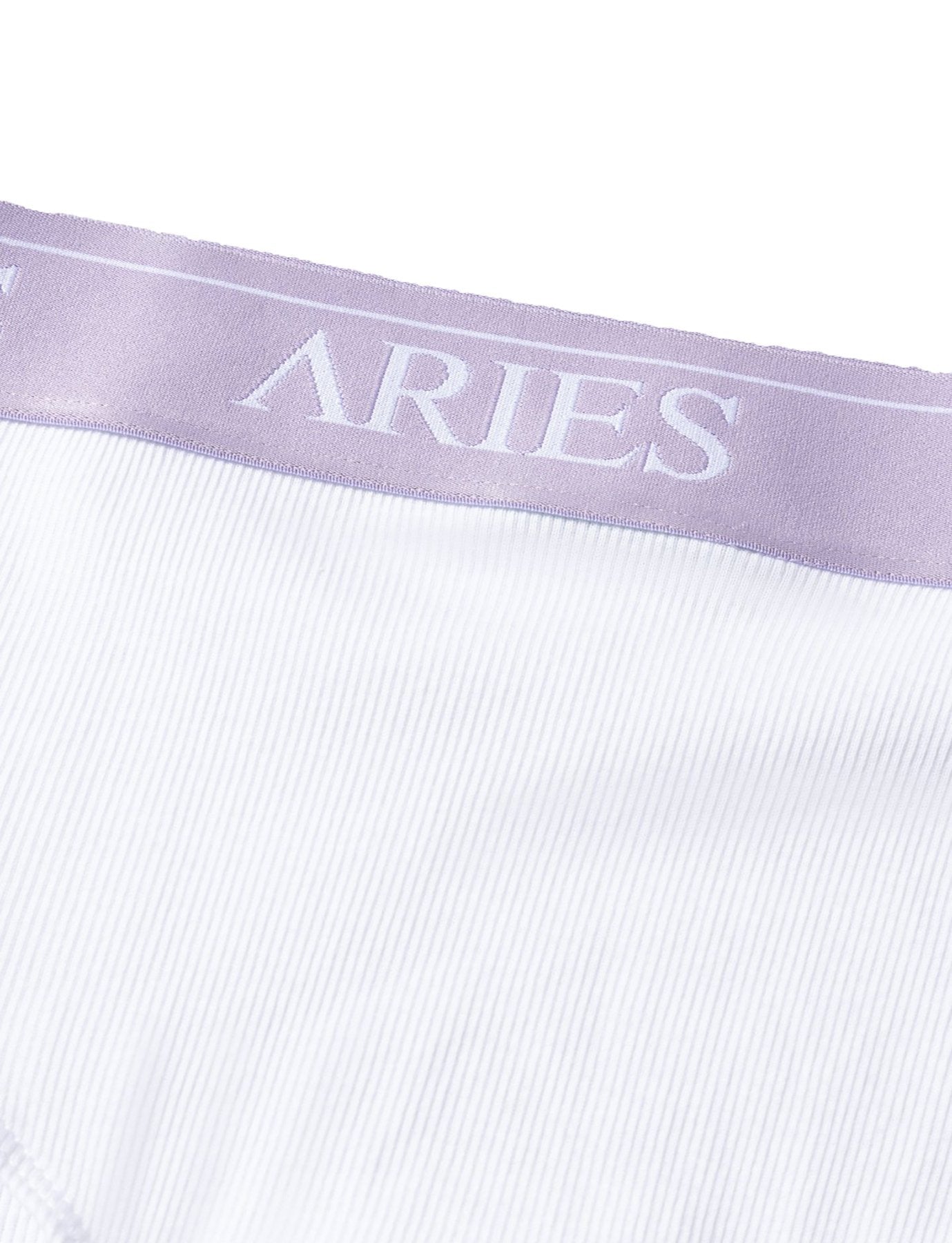 Aries Arise - Rib Highwaisted Briefs White-Accessoires-SRAR00127