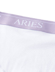 Aries Arise - Rib Highwaisted Briefs White-Accessoires-SRAR00127