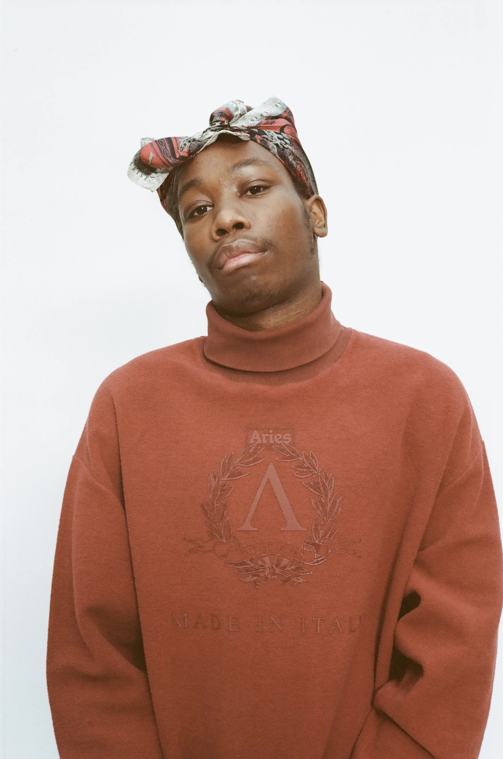 Aries Arise - The Seer Silk Bandana - Multi-Accessoires-FTAR90021